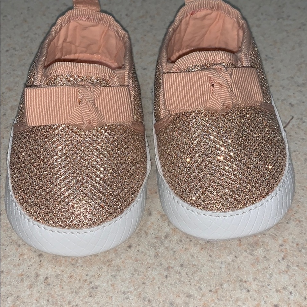 Rose Gold Baby Shoes